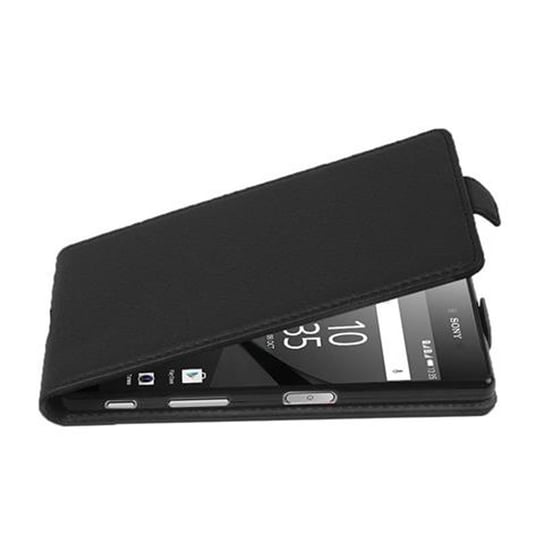 Flip Case Do Sony Xperia Z5 Pokrowiec w CZARNY OXID Obudowa Etui Case Cover Ochronny Cadorabo Cadorabo