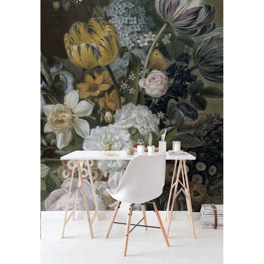 Flizelina tapeta Malowany bukiet kwiatów 416x254cm, Coloray Coloray