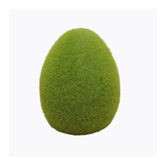 Flokowane jajko dekoracyjne zielone zielony Wisan