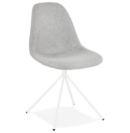 FLOPPY krzesło k. jasny szary podstawa k. biały Kokoon Design