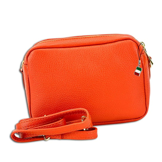Florence torba na ramię torba damska torba na ramię skóra naturalna pomarańczowy OTF809O Florence