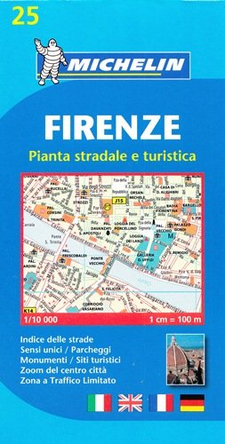 Florencja. Plan miasta 1:10 000 Michelin Travel Publications