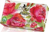 Florinda naturalne mydło roślinne 200 g, ręcznie robione, zapach róża La Dispensa