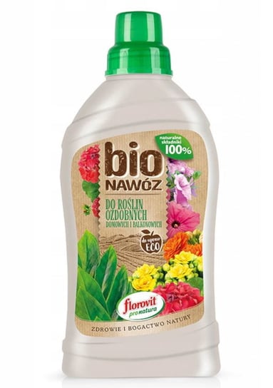 Florovit Bio Nawóz do roślin ozdobnych domowych i balkonowych 1l Florovit