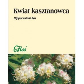Flos Kasztanowiec Kwiat Suplement diety, 50g Wspiera Ukłąd Krążenia Flos