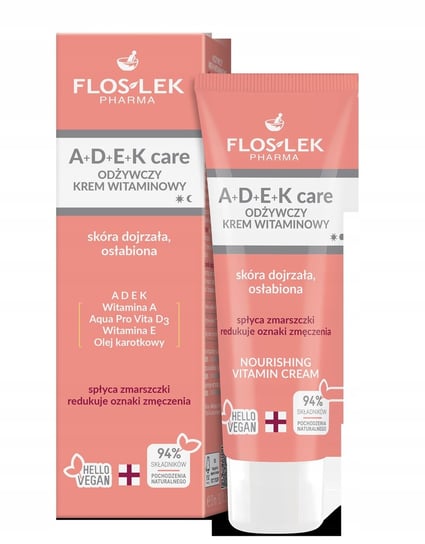 Flos-Lek, A+D+E+K Care, Odżywczy krem witaminowy Floslek