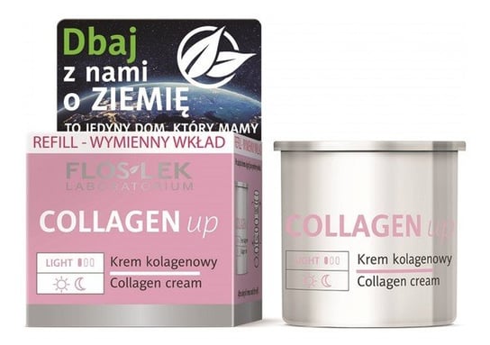 Flos Lek Collagen Up Krem kolagenowy na dzień i noc wymienny wkład 50ml FLOS-LEK