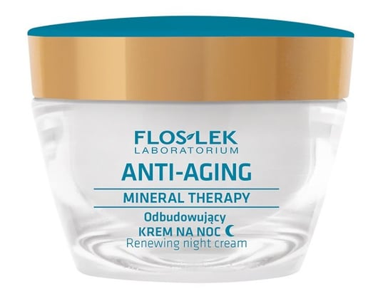 Floslek, Anti-Aging, Mineral Therapy, odbudowujący krem na noc, 50 ml Floslek