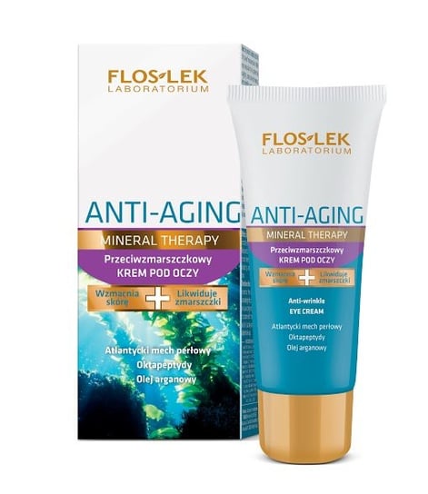 Floslek, Anti-Aging, Mineral Therapy, przeciwzmarszczkowy krem pod oczy, 30 ml Floslek
