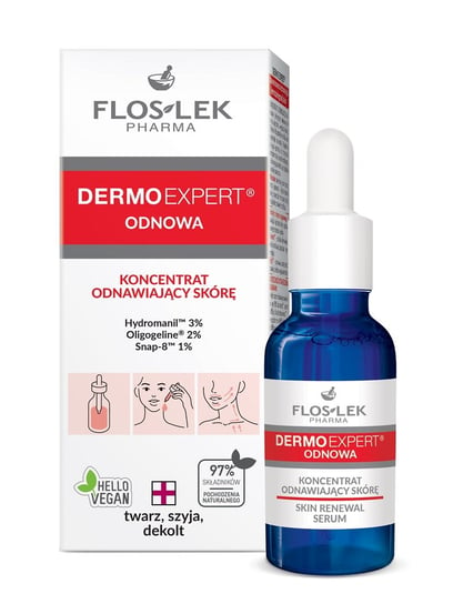 Floslek, Dermo Expert, koncentrat odnawiający skórę, 30 ml FLOS-LEK