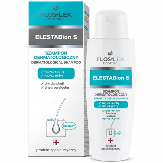 Floslek ELESTABion S, szampon dermatologiczny przeciwłupieżowy, 150 ml FLOS-LEK