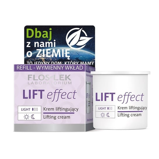 Floslek, Lift Effect, krem liftingujący na dzień i noc- wymienny wkład, 50 ml Floslek