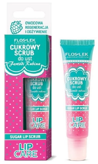 Floslek, Lip Care, cukrowy scrub do ust Fertodi Rubina, 14 g FLOS-LEK