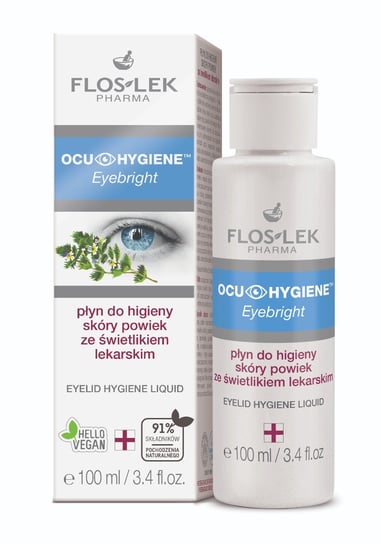 FlosLek, Ocu Hygiene Eyebright, Płyn do higieny skóry powiek, 100 ml Floslek