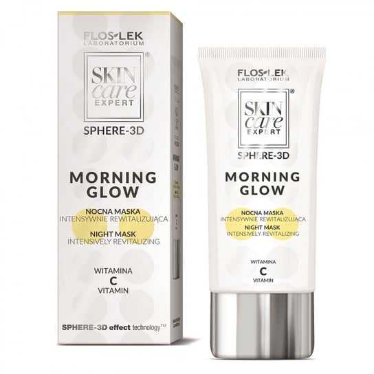 Floslek, Skin Care Expert, Sphere-3D nocna maska intensywnie rewitalizująca morning glow, 50 ml FLOS-LEK