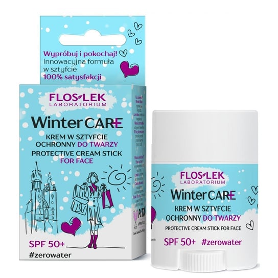 Floslek, Winter Care, Krem ochronny do twarzy w sztyfcie SPF50+, 16 g FLOS-LEK