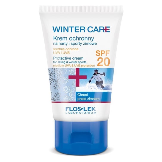 Floslek, Winter Care, krem ochronny na narty i sporty zimowe, SPF 20, 50 ml FLOS-LEK
