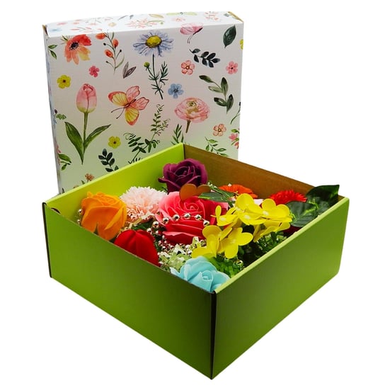 Flower Box Kwiaty Mydlane Róże Twoja Dedykacja Z1 Siima