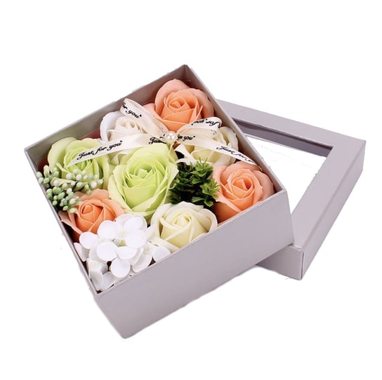 Flower Box Mydlane Róże Kwiaty Na Prezent Dzień Matki Urodziny Imieniny Inna marka