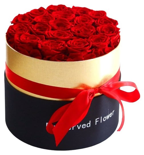 Flower Box XXL z 19 Prawdziwych Róż Inny producent