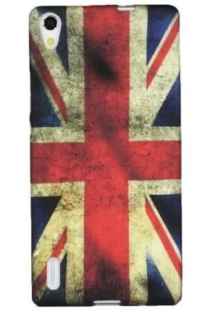 Flower Huawei P7 Flaga Uk Vintage Bestphone