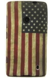 Flower Nokia Lumia 520 Flaga Usa Vintage Bestphone