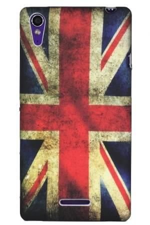 Flower Sony Xperia T3 Flaga Uk Vintage Bestphone