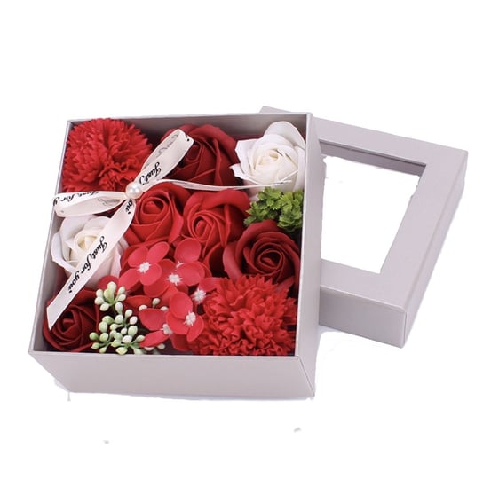 Flowerbox Mydlane Róże Duże Pachnące Mydełka Piękny Prezent Na Dzień Matki inna
