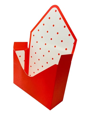 Flowerbox Pudełko Na Kwiaty Koperta Czerwona 35 Cm Super Jakość Inna marka