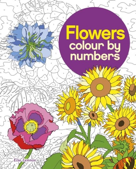 Flowers Colour by Numbers Arcturus Publishing