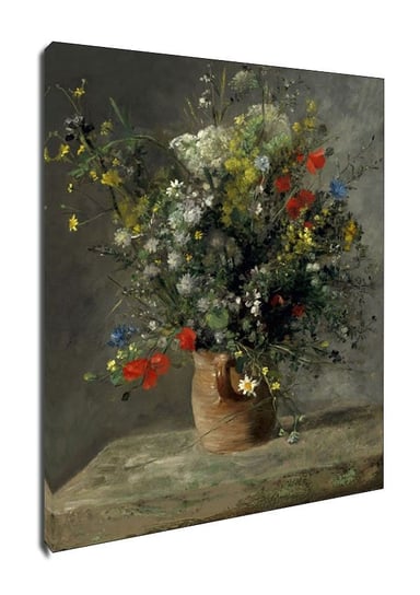 Flowers in a Vase, Auguste Renoir - obraz na płótnie 40x50 cm Galeria Plakatu