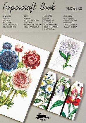 Flowers: Papercraft Book Pepin van Roojen