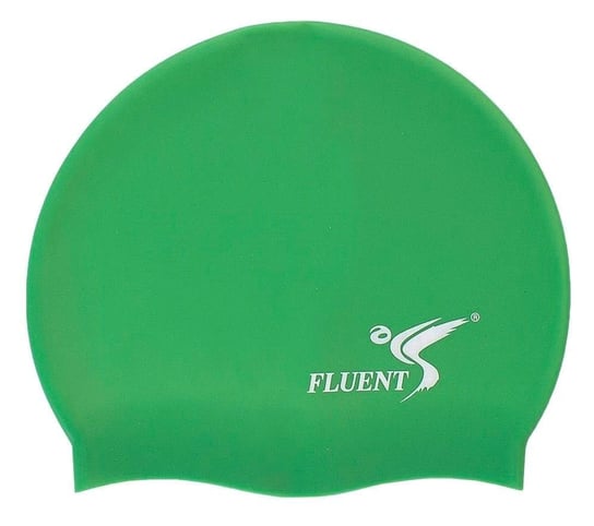 Fluent, Czepek pływacki, zielony, rozmiar uniwersalny Fluent