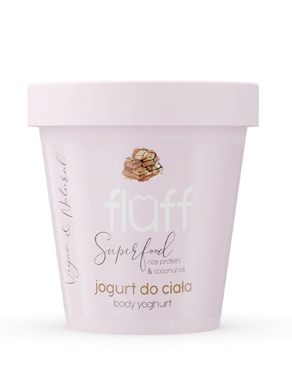 Fluff, Superfood masło do ciała Body Yoghurt, czekolada mleczna, 180 ml Fluff