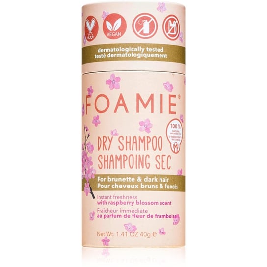 Foamie Berry Brunette Dry Shampoo suchy szampon w proszku dla ciemnych włosów 40 g Foamie
