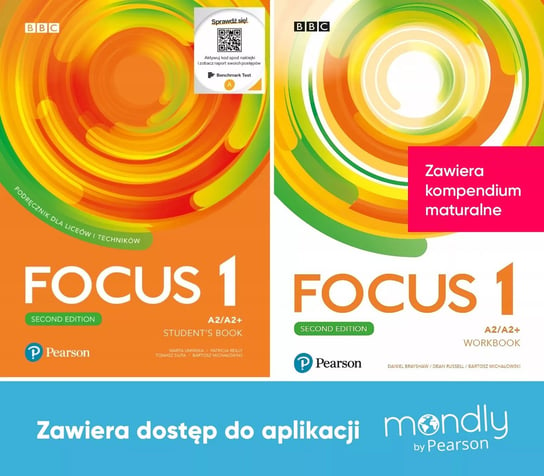 Focus Second Edition 1. Podręcznik + Zeszyt ćwiczeń + dostęp Mondly Opracowanie zbiorowe