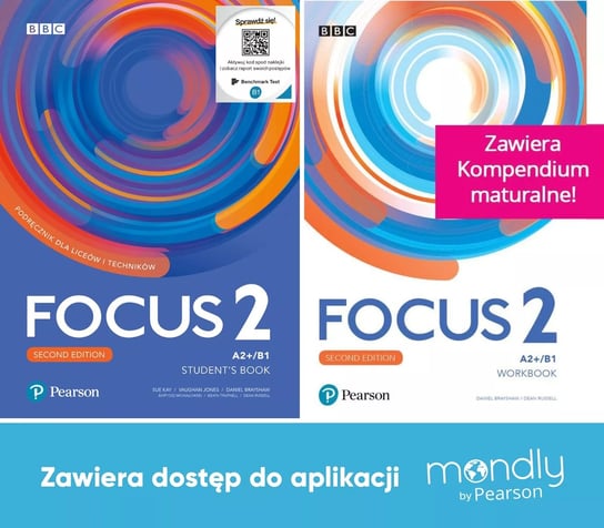 Focus Second Edition 2. Podręcznik + Zeszyt ćwiczeń + dostęp Mondly Opracowanie zbiorowe