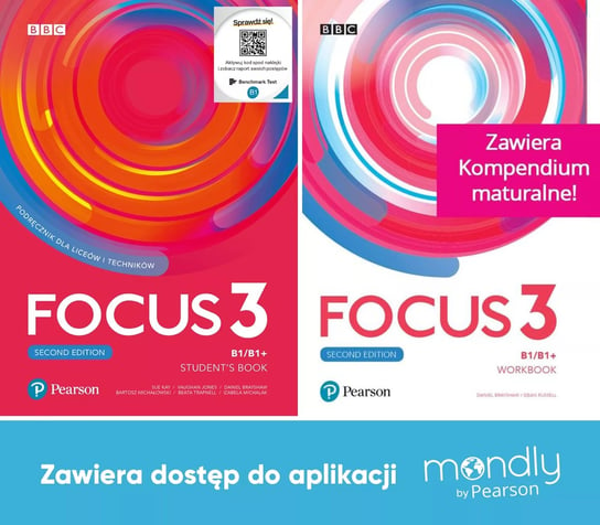 Focus Second Edition 3. Podręcznik + Zeszyt ćwiczeń + dostęp Mondly Opracowanie zbiorowe