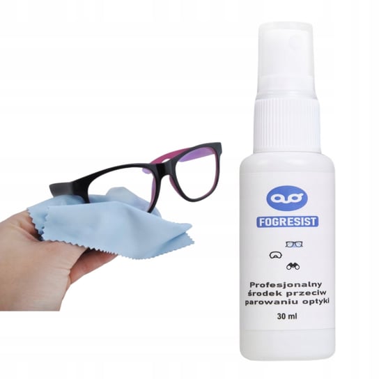Fogresist, Środek przeciw parowaniu okularów zestaw z ściereczką, 30ml inna