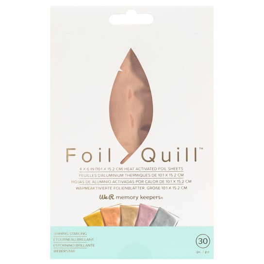 Foil Quill - zestaw 30 arkuszy folii do złoceń / mix kolorów / 10.16cm x 15.24cm dystrybutor Agawa.pl