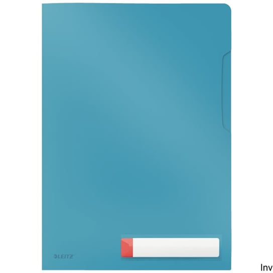 Folder A4 Z Kieszonką Na Etykietę Leitz Cosy, Niebieska 47080061 Leitz