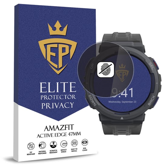 FOLIA 5D PRYWATYZUJĄCA SZKŁO ANTI-SPY DO AMAZFIT ACTIVE EDGE 47MM NA EKRAN Amazfit