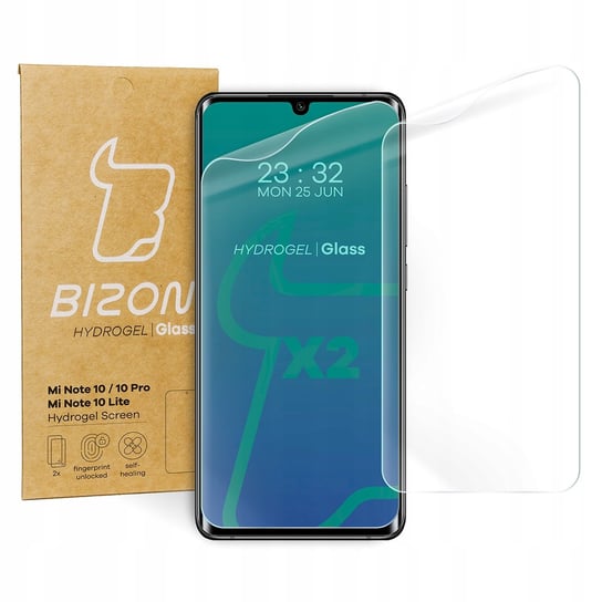Folia Bizon do Xiaomi Mi Note 10/ Pro/ Lite, x2 Bizon