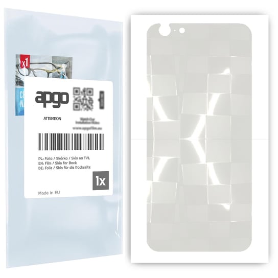 Folia hydrożelowa 3D naklejka przezroczysta na TYŁ do Apple iPhone 6 - apgo hydrogel 3D TPU apgo