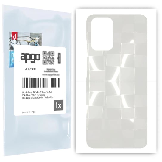 Folia hydrożelowa 3D naklejka przezroczysta na TYŁ do Xiaomi Redmi Note 10s - apgo hydrogel 3D TPU apgo