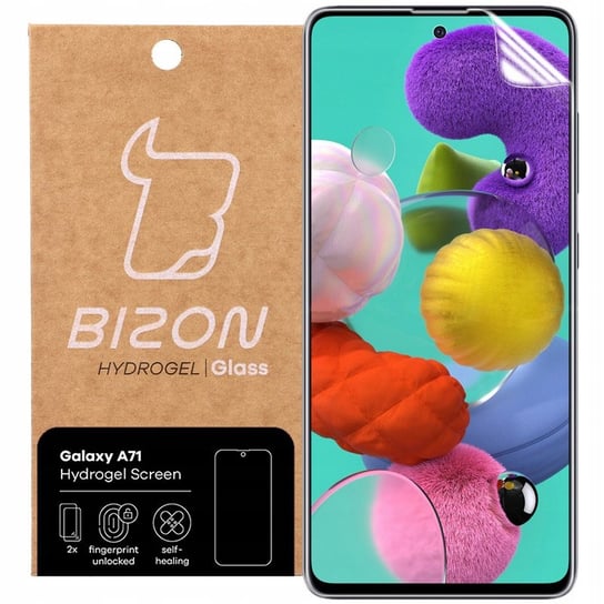Folia Hydrożelowa Bizon Glass Do Galaxy A71, 2 Szt Bizon