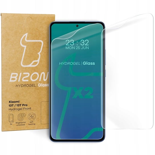 Folia hydrożelowa na ekran Bizon Glass Hydrogel Front do Xiaomi 13T / 13T Pro, 2 sztuki Bizon