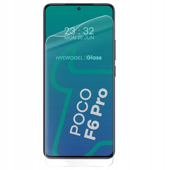 Folia hydrożelowa na ekran Bizon Glass Hydrogel Front do Xiaomi Poco F6 Pro, 2 sztuki Bizon