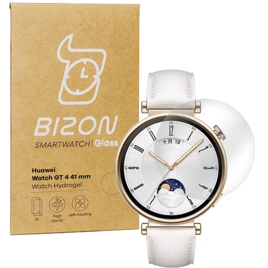 Folia hydrożelowa na ekran Bizon Glass Watch Hydrogel do Huawei Watch GT 4 41 mm, 2 sztuki Bizon