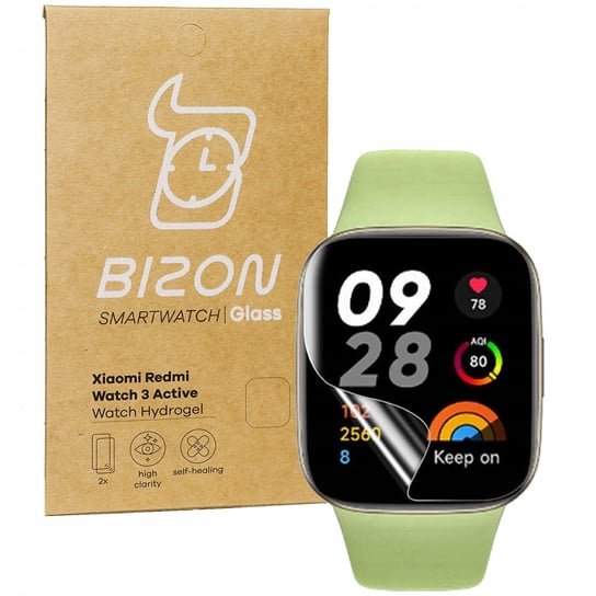 Folia hydrożelowa na ekran Bizon Glass Watch Hydrogel do Redmi Watch 3 Active, 2 sztuki (zegarek) Bizon